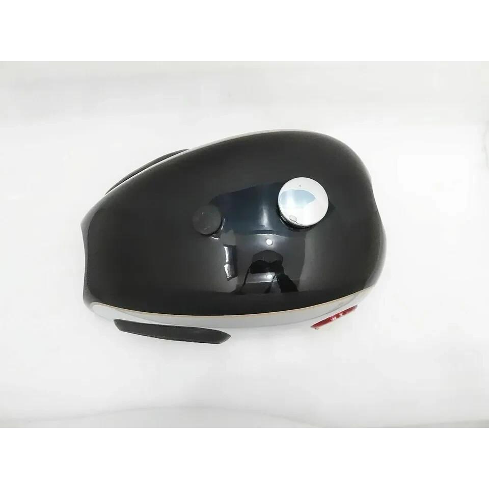 BSA A7 A10 Petrol Tank With Cap & Knee Pad & Badge Black Painted Chrome |Fit For