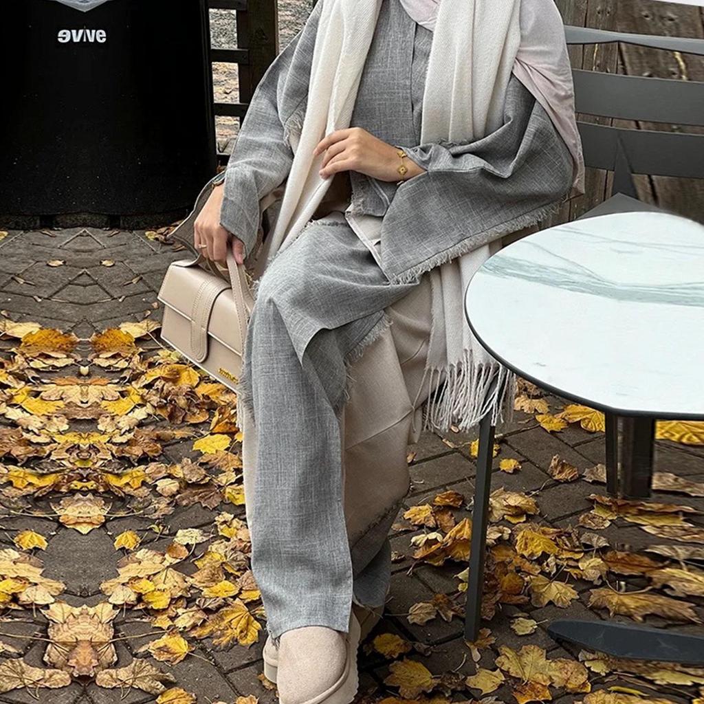 Loriya Fashion Patchwork Dubai-Türkei Elegant Robe LR897+LR898