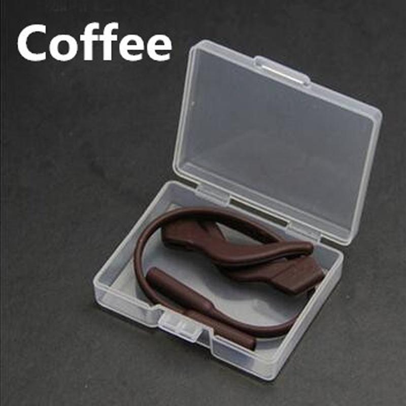 

Подвесной ремешок для очков, заушный крючок, удобный силиконовый ремешок для очков, детские разноцветные солнцезащитные очки, противоскользящие ювелирные аксессуары кофейный