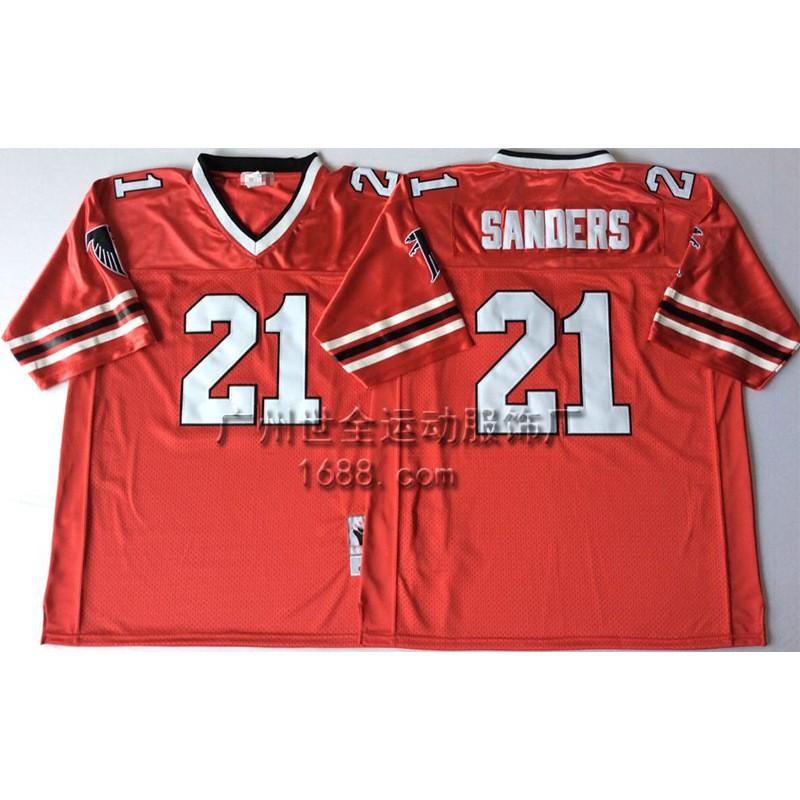 Kansas City Chiefs Atlanta Falcons Retro NFL Football Jersey Cotton Blend Unisex Outdoor Sport Wear