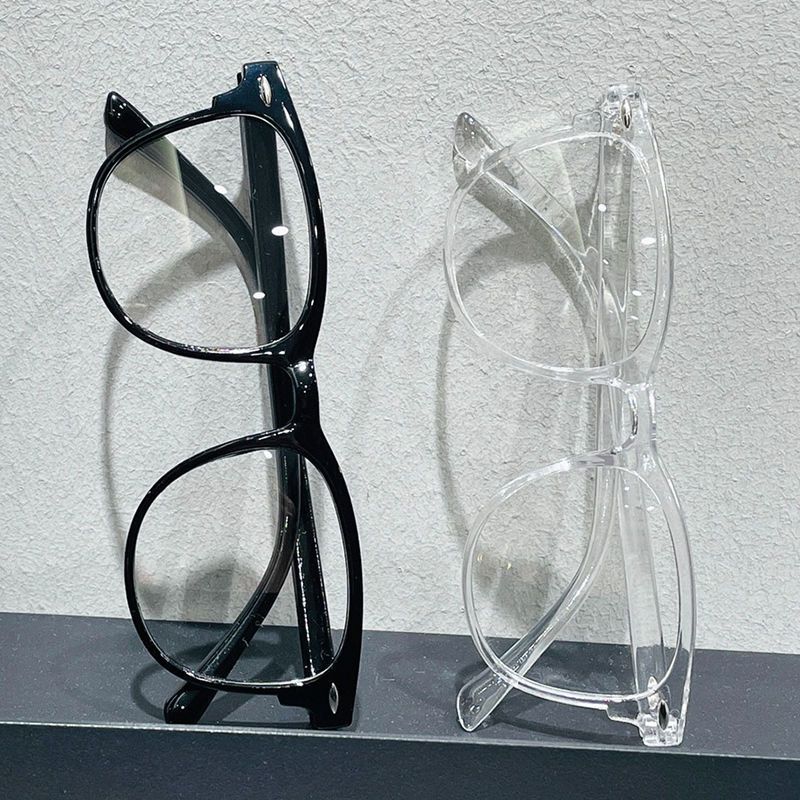 Women's Round Frame Glasses Transparent Anti-blue Light Glasses Unisex Trend Blue Light Blocking Computer Glasses