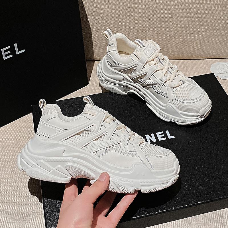 

Autumn New Platform Dad Shoes Women s Casual Fashion Breathable Mesh Sneaker Comfortable Soft Bottom Running Shoes