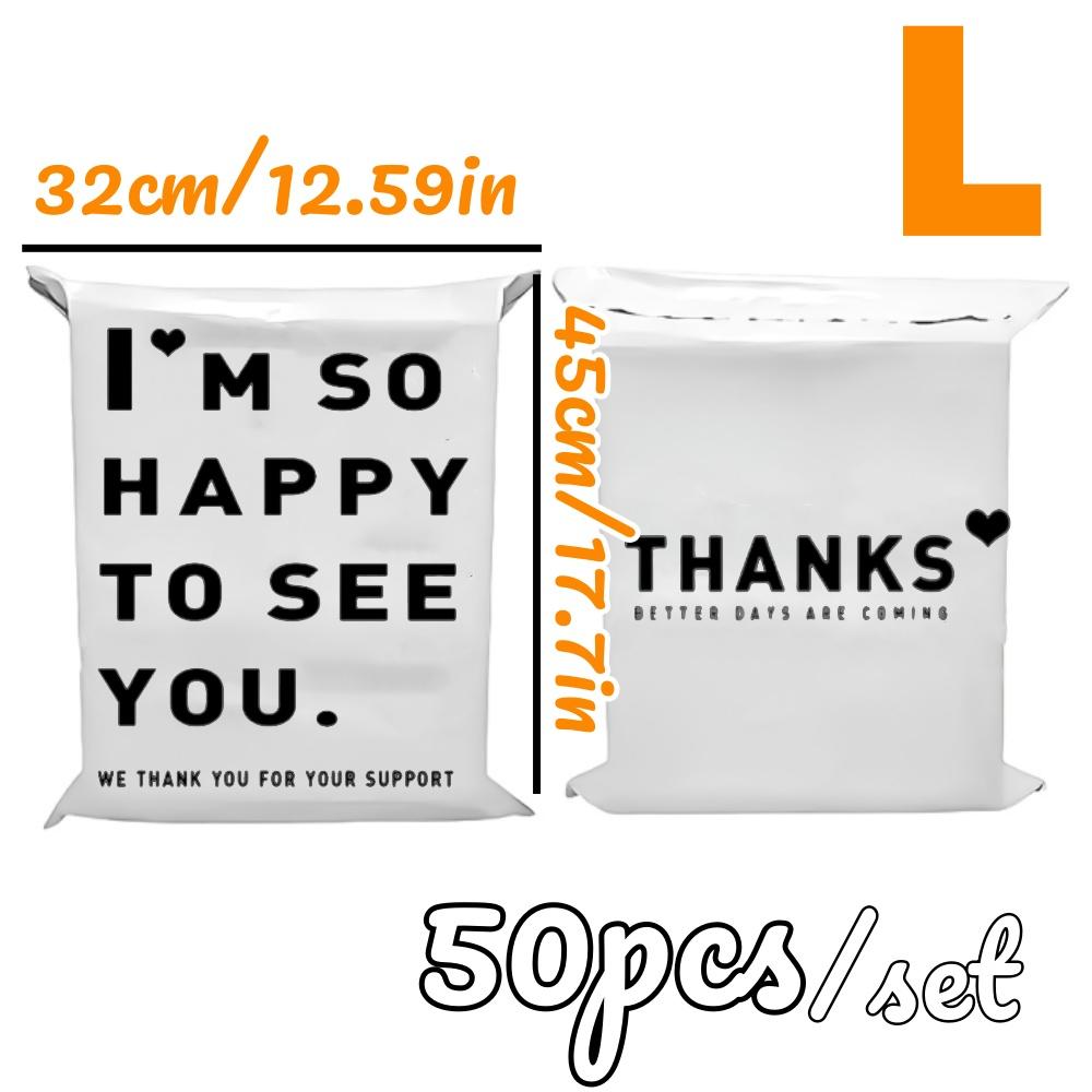 Pink Packing Bag 100pcs Thick Courier Bag Waterproof Durable Shopping Bag For Clothing Logistics Gift Packaging Mail Envelope