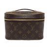 [Usato] Bella Forma Elegante Monogramma Lv Testa Cerniera in Metallo Tela Rivestita Beauty Case Borsa a Mano Mini - Eccellente #18AQMWS