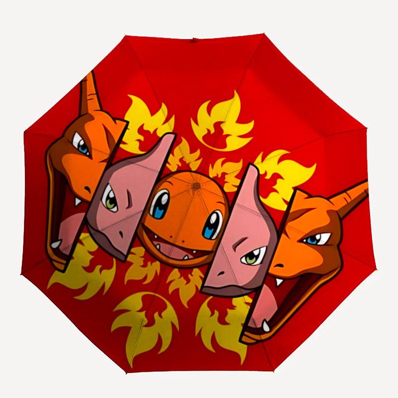 

1pc Pokémon Automatic Opening/closing Umbrella, Foldable Sunshade, Perfect Gift for Friends, Durable Handle yy250812071