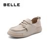 Belle Retro Oxford Shoes Women's 2025 Spring Shopping Mall Same Genuine Leather New Comfortable Casual Shoes