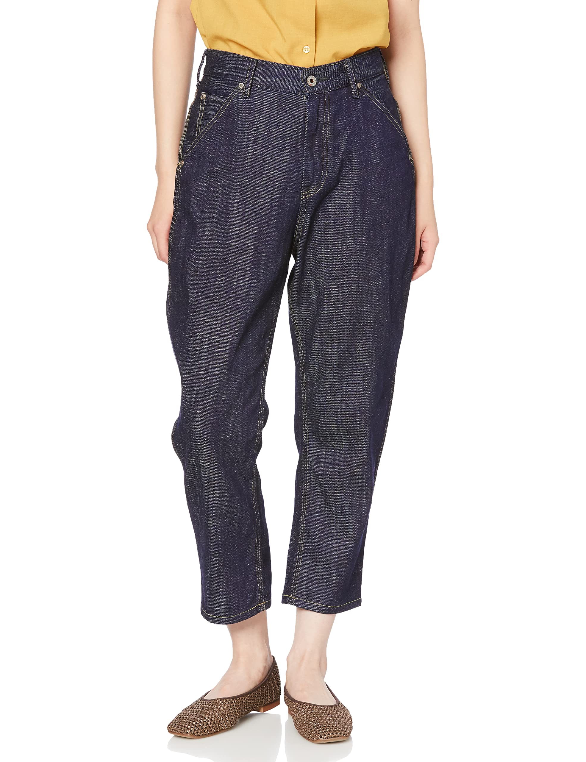 

Джинсы рабочие женские три четверти John Bull синий