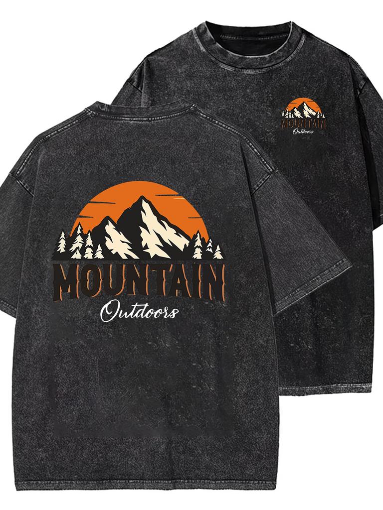 Washed TShirt Cotton Short Sleeve Loose Large Casual Sports Fitness TShirt Unisexs Harajuku Clothing Women Clothing Goth Tshirt