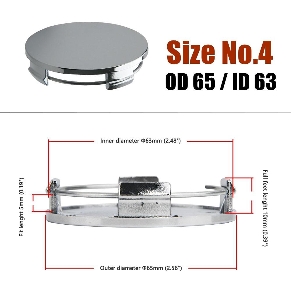 Universal Blank Center Cap 60mm/62mm/65mm/68mm/70mm/83mm No Logo Base Rim Hub Cap Wheel Cover Car Tire Accessories