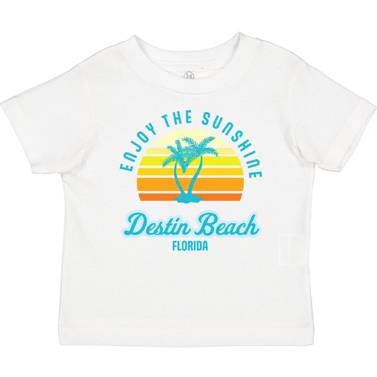 Inktastic Summer Enjoy The Sunshine Destin Beach Florida In Blue Baby T-Shirt 160