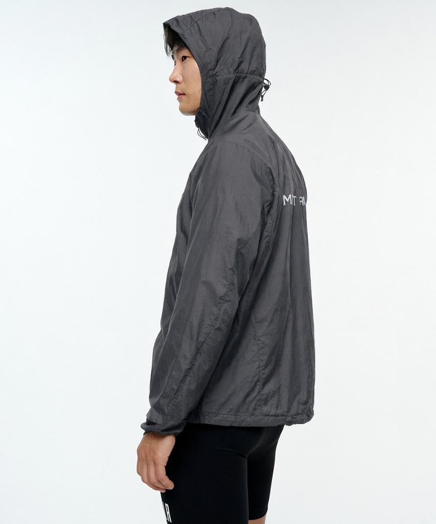 Limelight Apparel Athlete Ripstop Running Windbreaker (Charcoal/Grey)