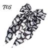 Halloween Hair Clip Silky Satin Bows for Women, Big Ribbon Bow Clips Girls, Hairstyle Accessory Oversized Long Tail Barrettes, Cute Ghost Bat