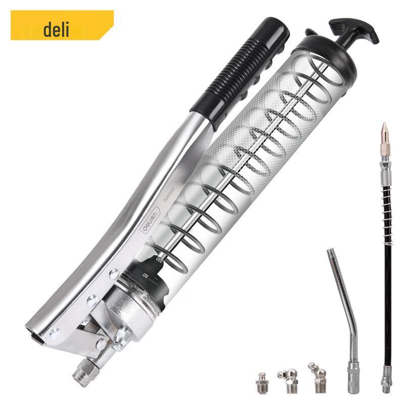 Deli Transparent 600CC High-Pressure Manual Grease Gun 1