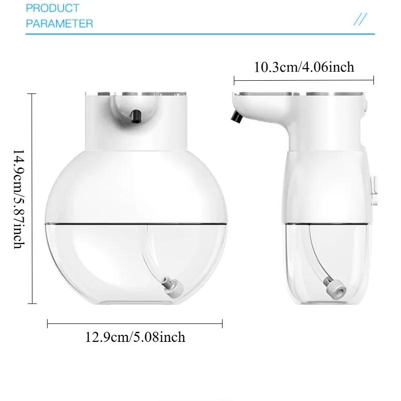 Automatic Soap Dispenser Touchless Sensor Foam Type-C Charging High Capacity Smart Liquid Adjustable FoamingSoap Dispenser