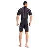Traje de neopreno de manga corta para hombre de 3 mm: Protección Solar, Calidez, Traje de Surf y Buceo - Talla Mediana/Grande