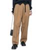 [atONE] Front Buckle Balloon Pants Easy Pants Circus Sarouel Plus Size Women's WC-0162 L Beige
