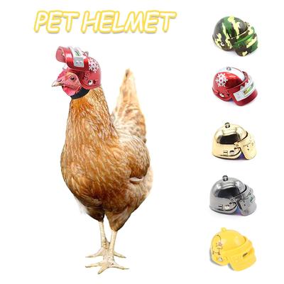 1PC Pet Supplies Funny  Chicken Helmet Hen Hard Hat Bird Hat