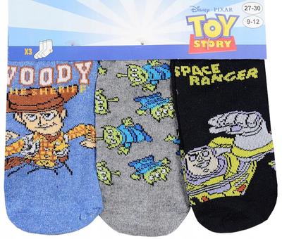 TOY STORY FOOT SOCKS for Boys 3-pack 27/30 ER02U