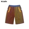 M.Latin Boys' Spliced Design Woven Casual Shorts