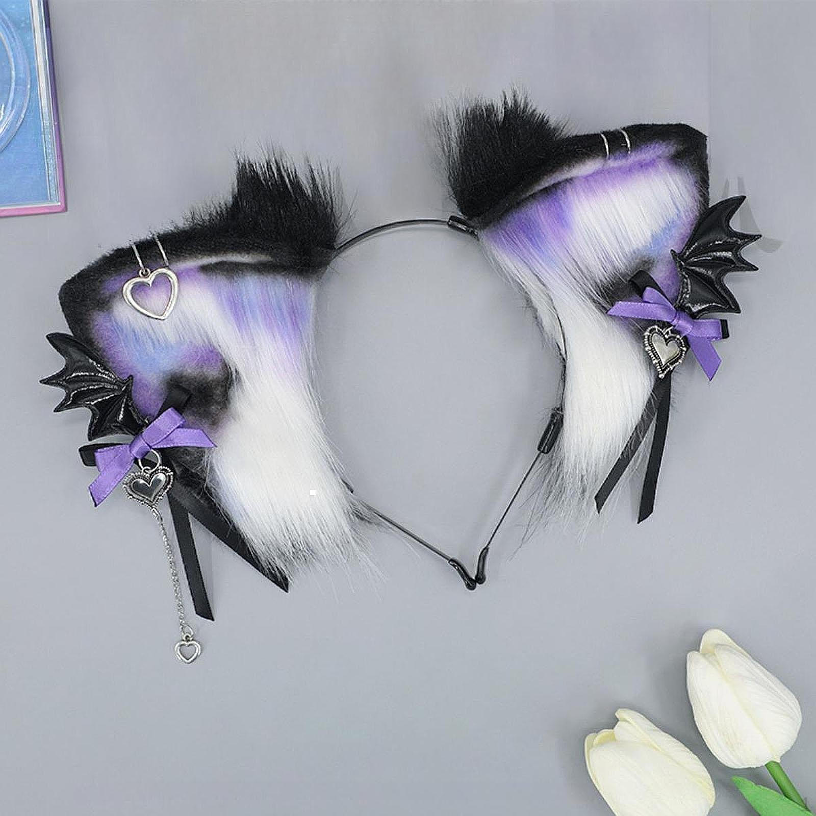 

Готическая Лолита Повязка на голову с животным, Искусственный головной убор на день рождения, Для взрослых, Женщин, Девочек