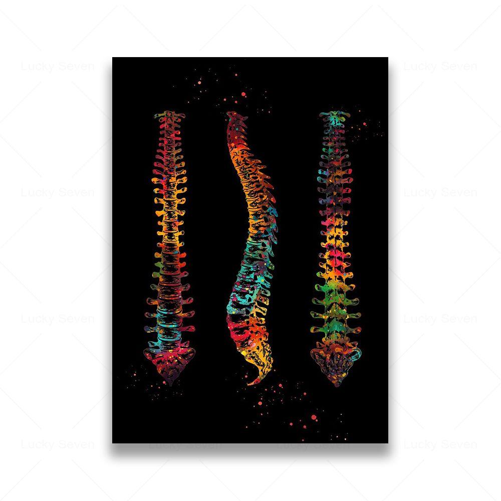 Anatomia Umana Muscoli DNA Neuro Arte Murale Pittura su Tela Poster e Stampe Mappa del Corpo Immagini Murali Educazione Medica Decorazione per la Casa
