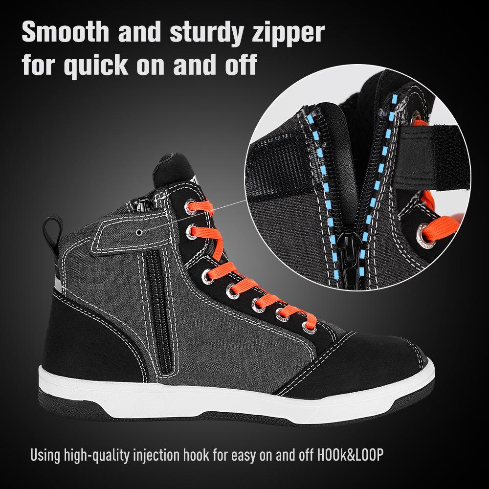 Cross-Border Breathable Motorcycle Riding Shoes - Anti-Fall Road Racing & Parkour Gear for All Seasons