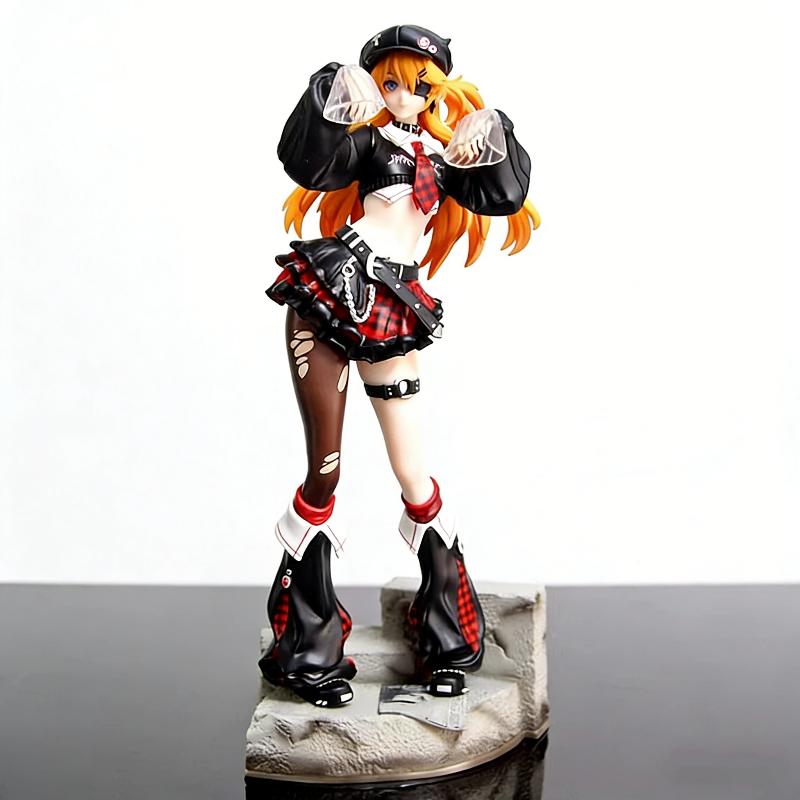 33cm Mengyaxiang Studio EVA Asuka Rei Ayanami Rock Band Action Figures Anime Girl Figure Collect Model Ornament Toy Boy Gifts