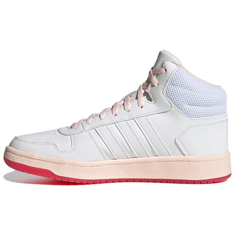 (WMNS) adidas Hoops 2.0 Mid  White Power Pink  Women s FW9355 EU 39⅓