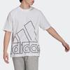 Adidas Big Logo Print Casual Sports Short Sleeve T-Shirt Unisex Tops White H60664