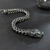 New Big Cuban Bracelet for Men Creative Black Snake Head Bracelets Stainless Steel Anti Tarnish Jewelry ALN25123163