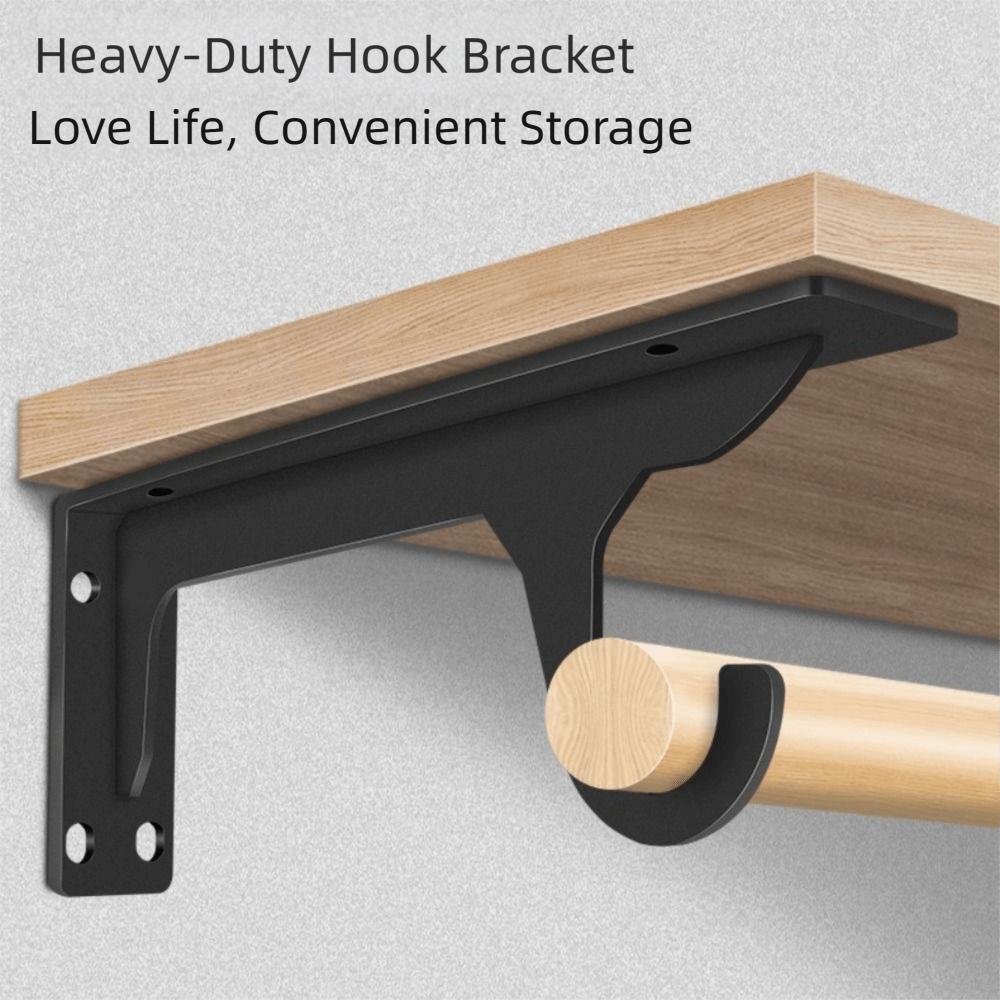 Heavy Duty Layer Board Support Metal Bracket Wall Supports Organizer Shelf Brackets Garden