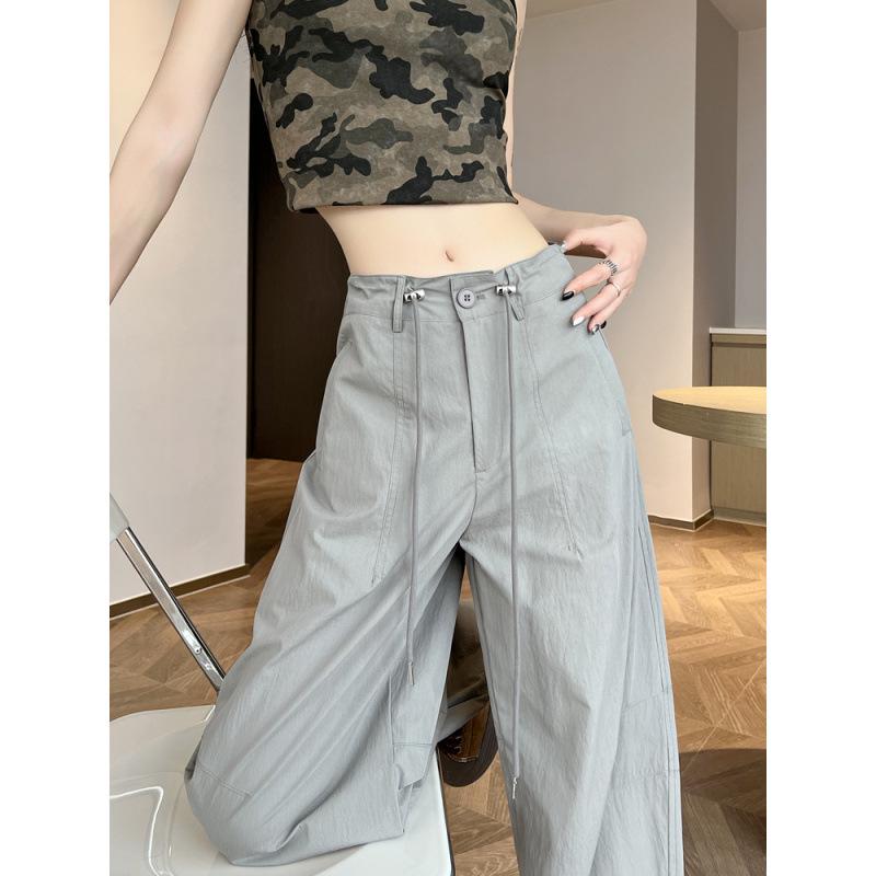 2026 Quick-Dry Women's Paratrooper Scythe Pants - Wide-Leg, Deconstructed Spring Summer Workwear
