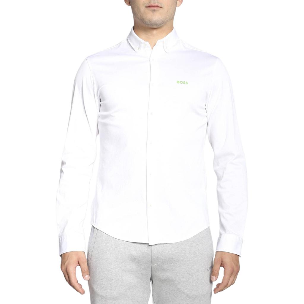 Hugo Boss Long Sleeved Shirt Men's White 50466044100