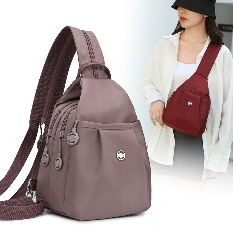 Mini Backpack New Simple and Versatile Anti-theft Women's Chest Bag Fashionable Oxford Cloth Casual Small Backpack