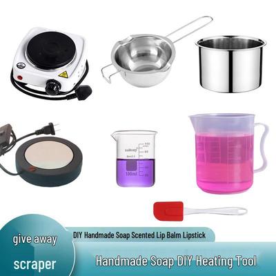 Stainless Steel Melting Set for DIY Soap, Candles, Lipstick & Gloss