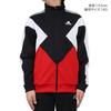 Adidas KPX86 Track Top In Kids' Must-Have Loose-Fit Color-Block Double-Knit Black/Better Scarlet/White (JP4893)