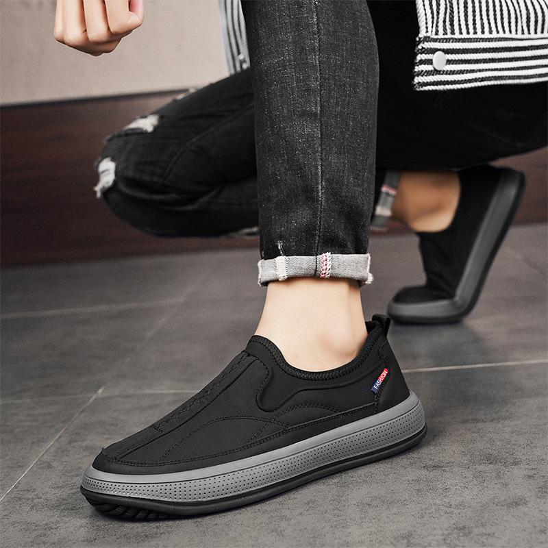 Men's Loafers Luxury Casual Sports Tennis Sneakers For Men Trends 2024 Comfortable Canvas Outdoor Fashion Walking Slip-Ons Shoes