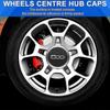 4pcs 133mm Hubcap for Fiat 500 Wheels Centre Hub Caps Set 68078419AC 68078421AC Dust Cover Sliver 51