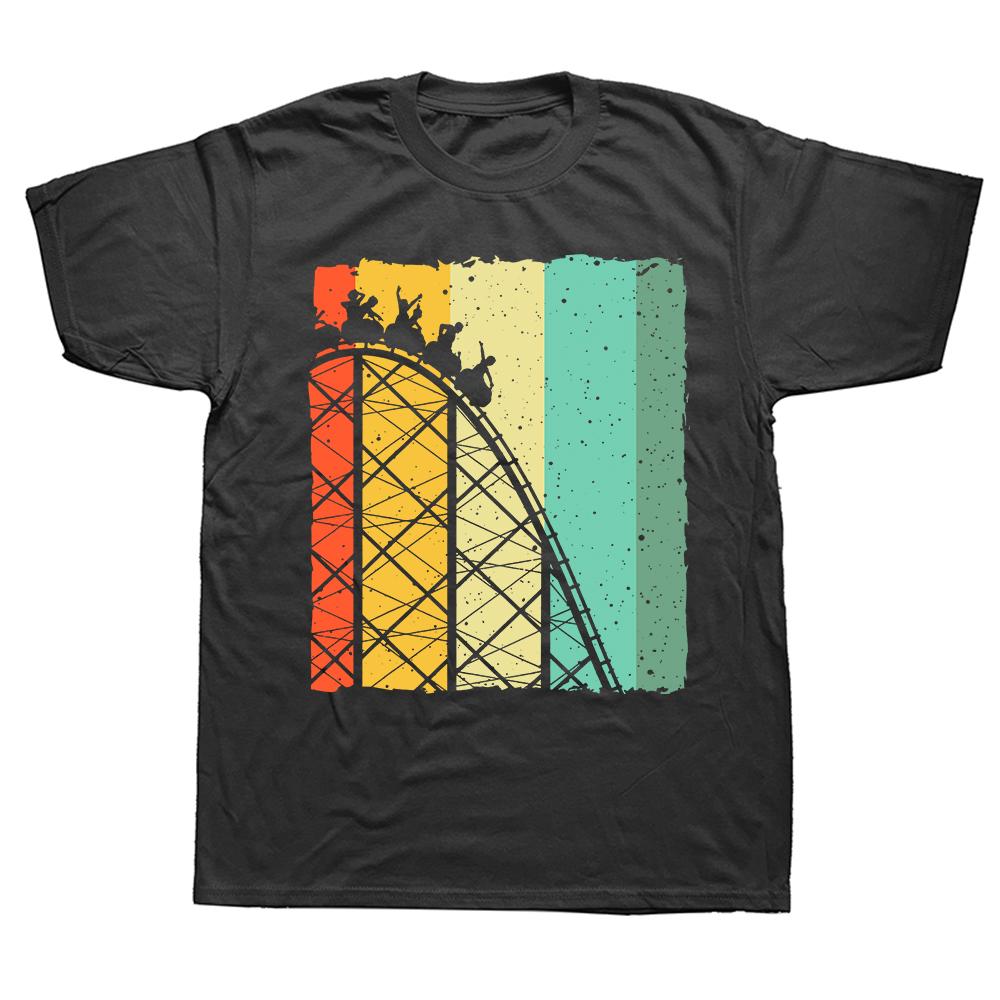 Things I Do In My Spare Time Rollercoaster Park T Shirts Graphic Cotton Streetwear Short Sleeve Birthday Gifts Summer T-shirt