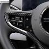 Car Steering Wheel Frame Decoration Cover Trim For BYD Seal EV  - 2024 Black / Carbon Fiber / Wood Grain Style Accessories