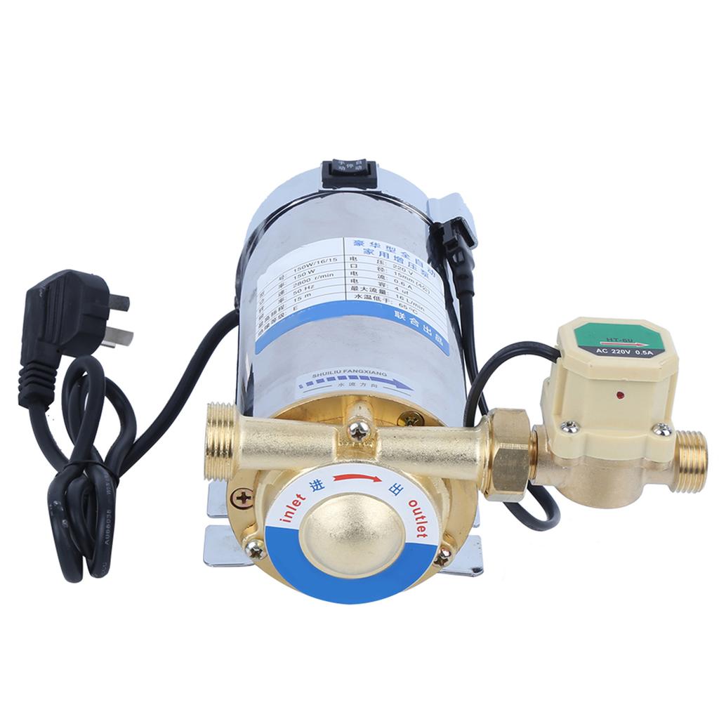 Automatische Druckerhöhungspumpe für Heimdusche Waschmaschine mit Wasserschalter 150W