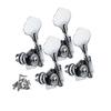 Bass Tuning Peg Electric Bass Opened Machine Head Knobs Bass String Turner for 4 String Jazz-Bass Guitar Bass Right/Left