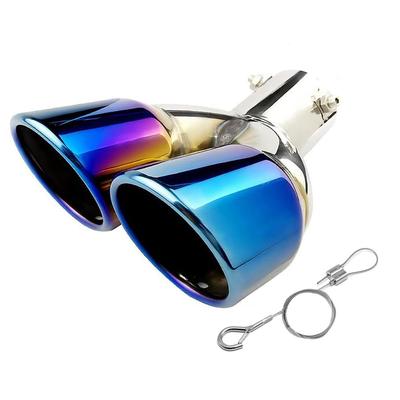 Srasakan Cortador de Silenciador de Carro, Tipo Descendente, 2 Aberturas, Diâmetro de 2,5 Polegadas, Inclui Prevenção de Queda