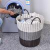 Rattan-Style Laundry Basket Foldable Dirty Clothes Basket Portable Wicker Baskets