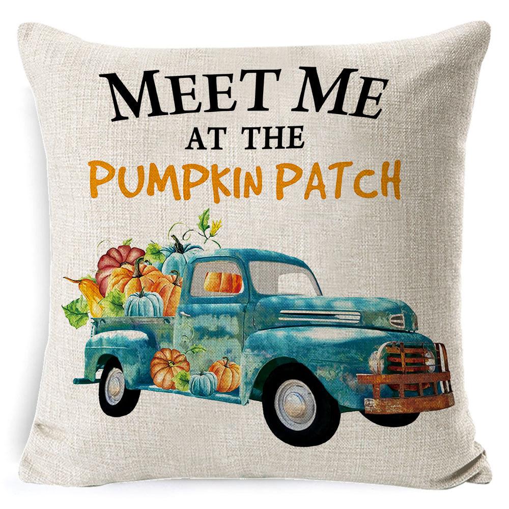 Christmas Pillowcase Home European Linen Sofa Cover Cushion Cushion Pillowcase Back Cushion