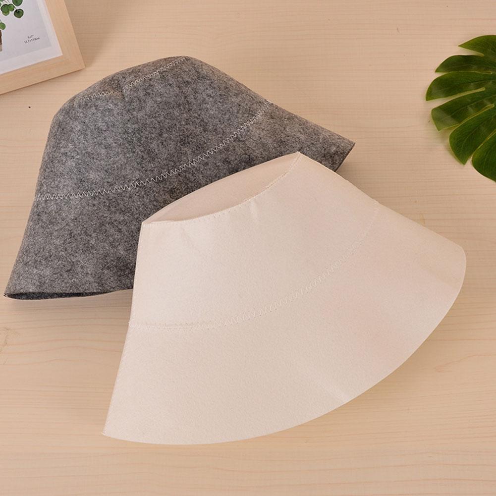 Skin-friendly Felt Bathing Cap Anti Heat Head Protection