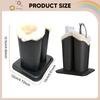 Lined Eyeglasses Holder Glasses Case Double Head Soft Lining Display Stand for Office Home