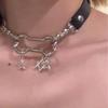 Y2K Gothic Sternkragen Choker Halskette für Frauen
