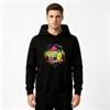 Men's Hip Hop Street Graffiti URBAN Textured Print Hoodie Casual Long Sleeve Loose Pullover Hooded Sweatshirt Autumn Winter Daily Streetwear Tops