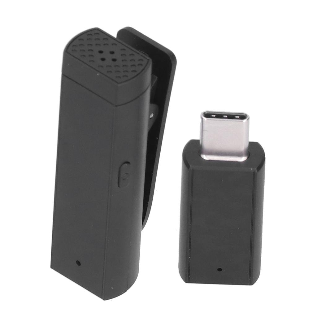 2.4Ghz Wireless Mini Lavalier Microphone Noise Reduction for Live Streaming Interview BroadcastFor